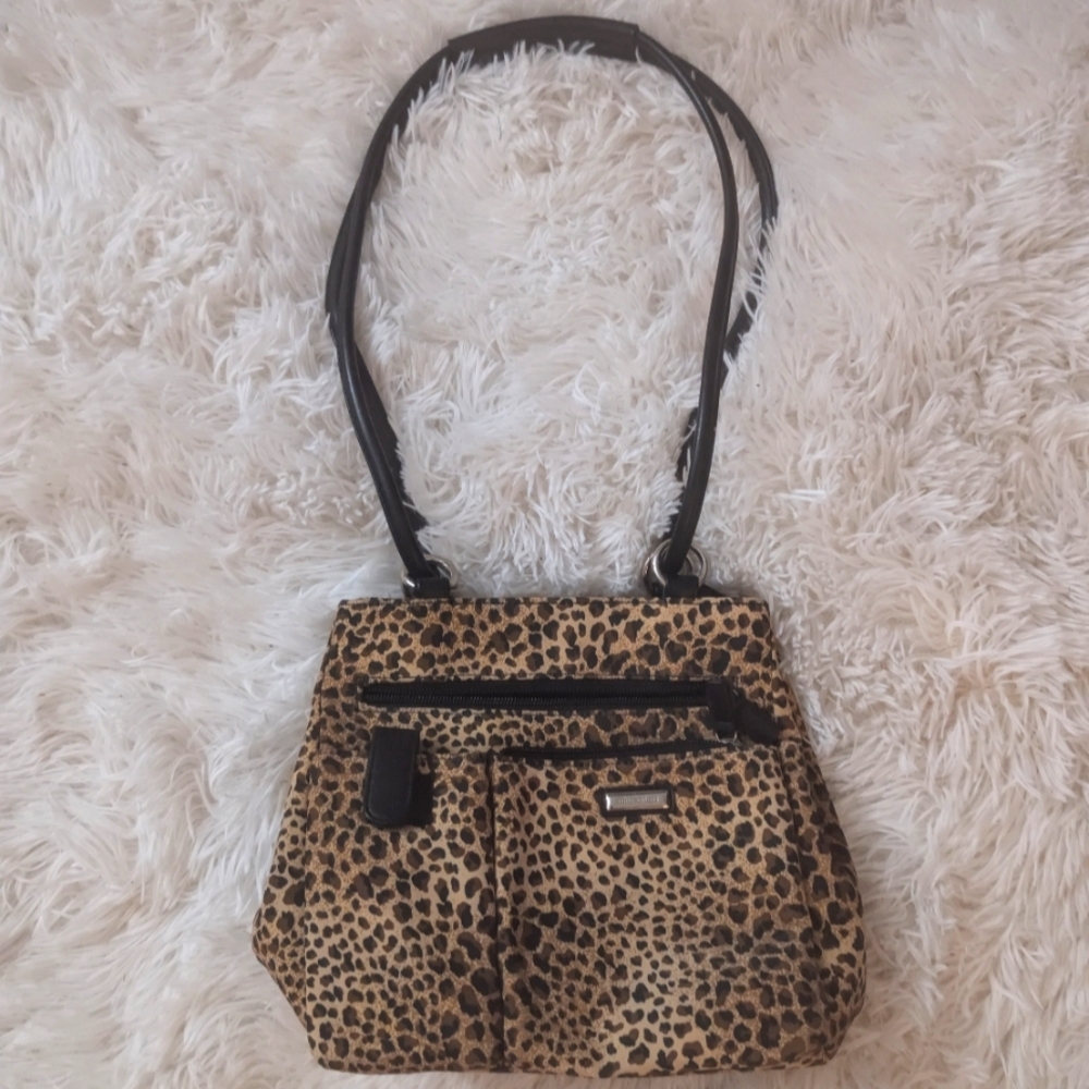 Leopard printed handbag